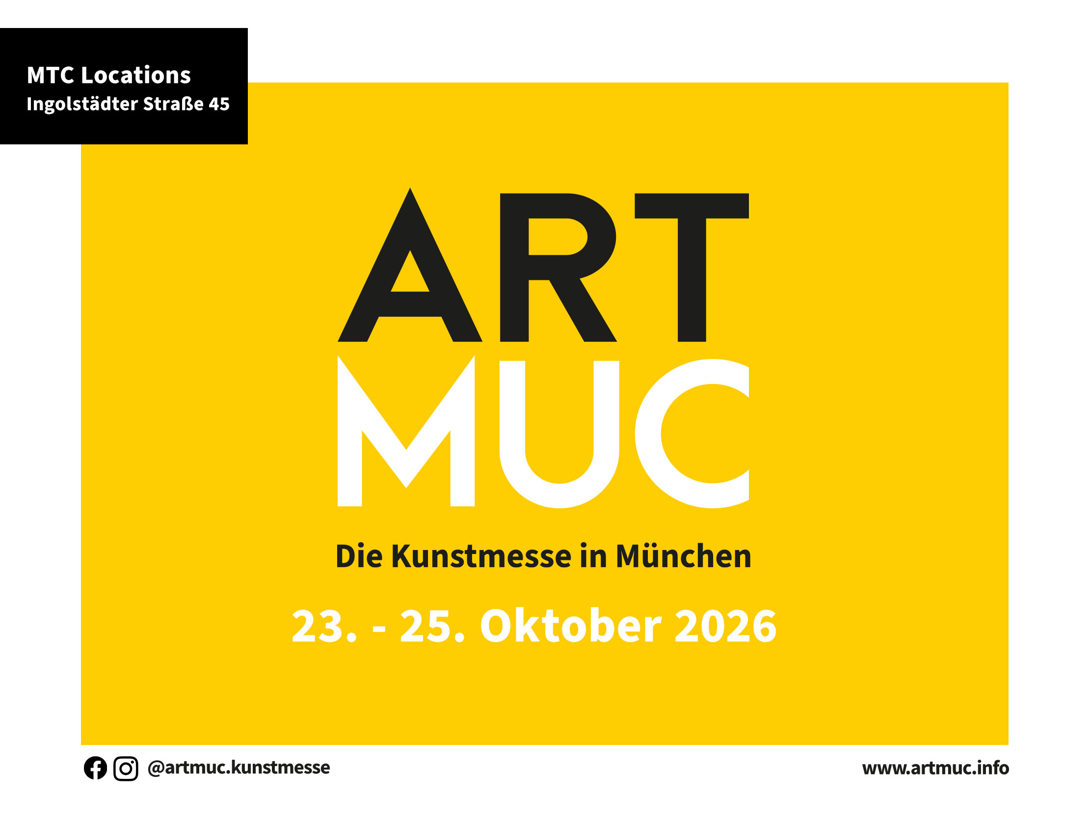 ART MUC Oktober 2026 – Die Kunstmesse in München